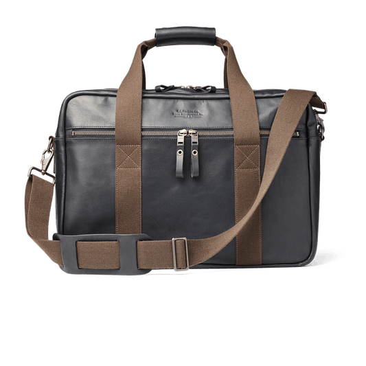 Filson - Sac en cuir Dawson -  Noire