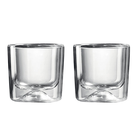 DOUBLE WALL THERMAL GLASS SET OF 2