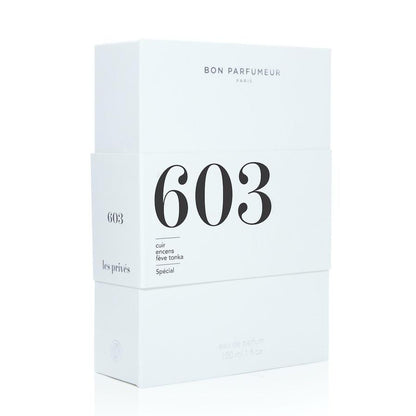 Bon Parfumeur - 603 leather, incense and tonka 30ml