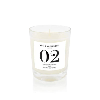 Bon Parfumeur - Bougie 02 : graine de coriandre, miel, feuilles de tabac