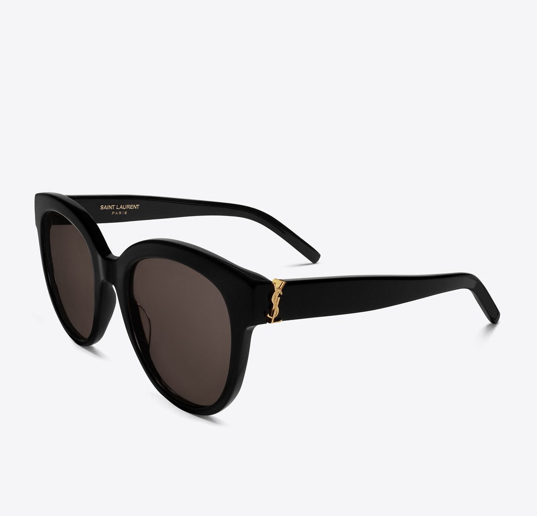 Saint Laurent Sunglasses Monogram SL M29 in Black