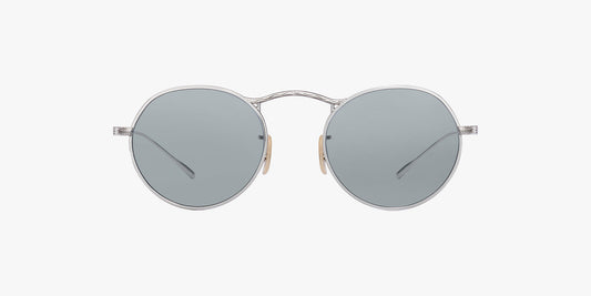 Oliver Peoples M-4 30th in Silver + Ash Blue Wash Photochromic Lens