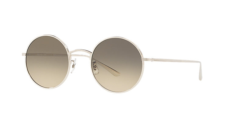 Oliver Peoples After Midnight in Silver + Shale Gradient lens