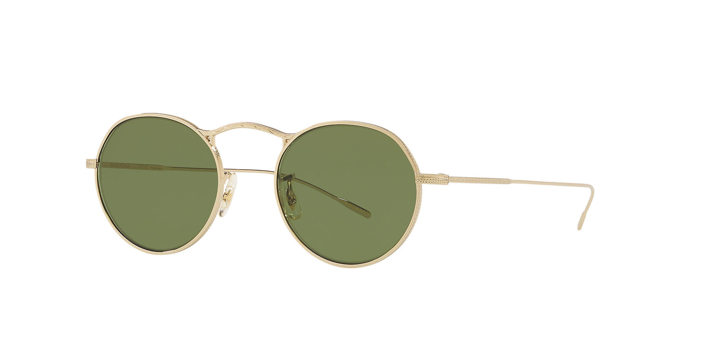 Oliver Peoples M-4 30th in Antique Gold + Green Lens