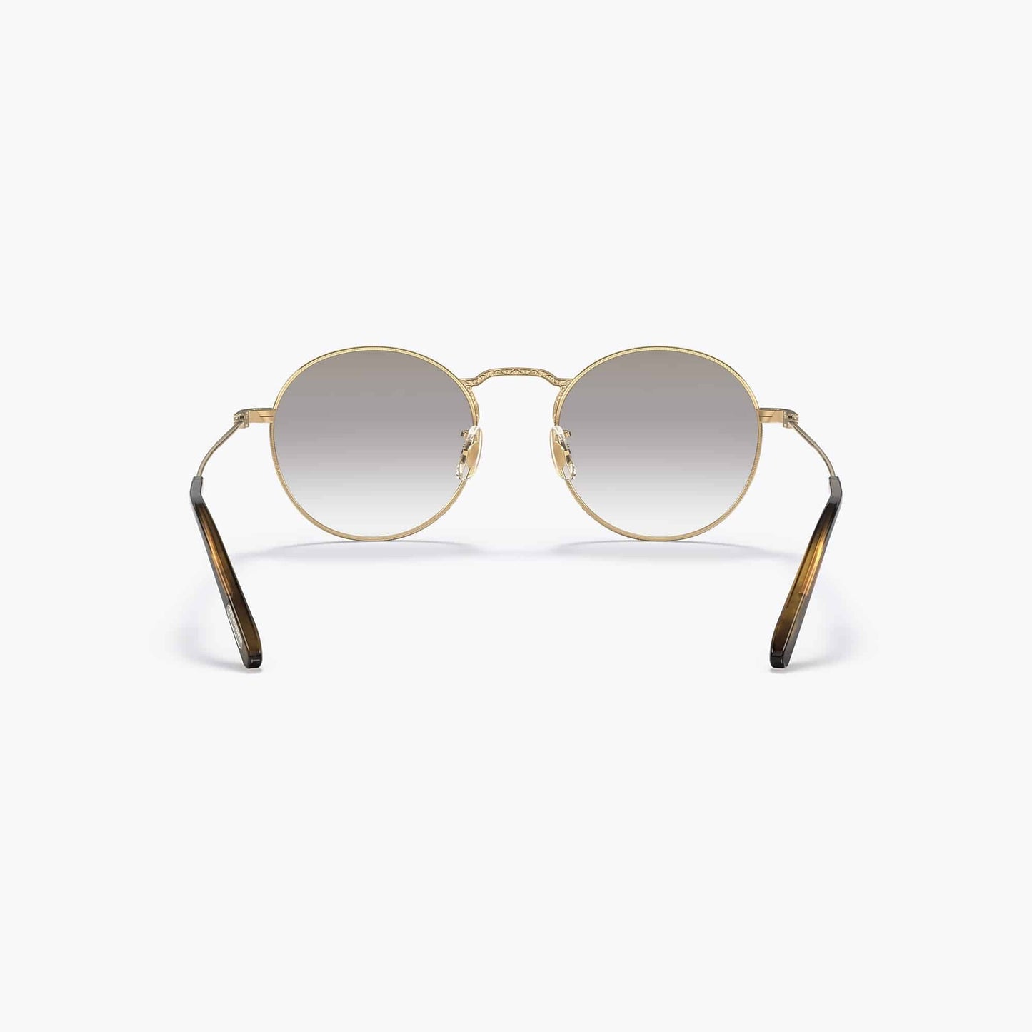 Oliver Peoples - Weslie Sun Round Sunglasses - Gold / Shaded Gray