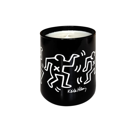 Bougie Keith Haring, Noir & Blanc