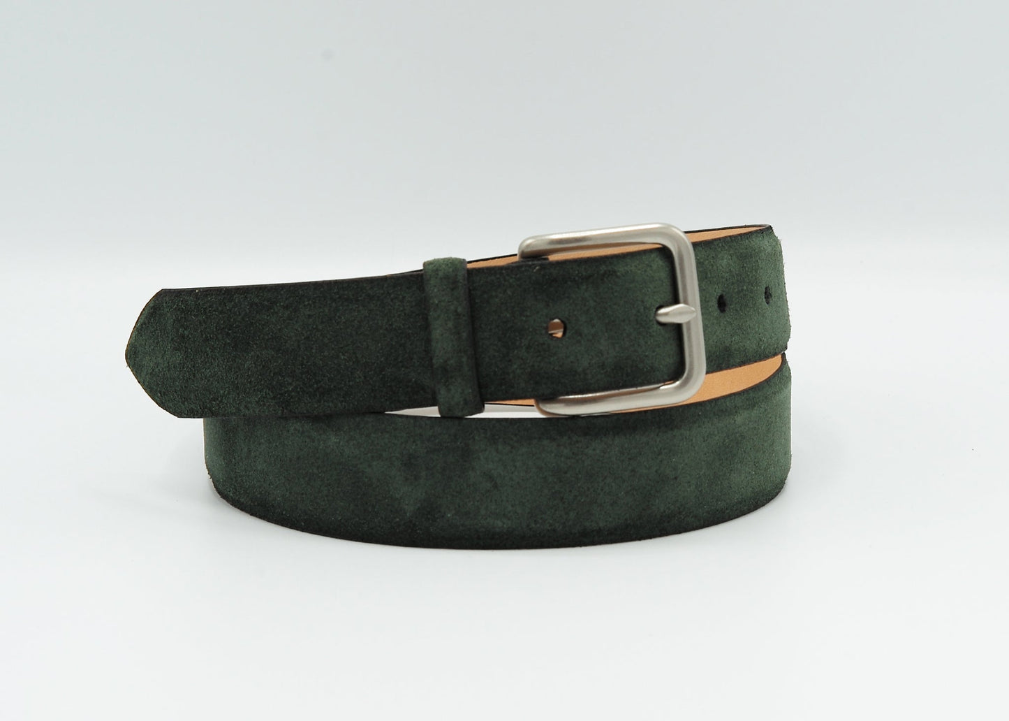 Sfalci - Ceinture en suede 32mm - Vert