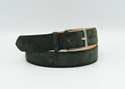 Sfalci - Ceinture en suede 32mm - Vert