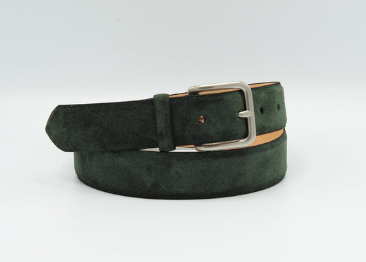 Sfalci - 32mm suede belt - Green