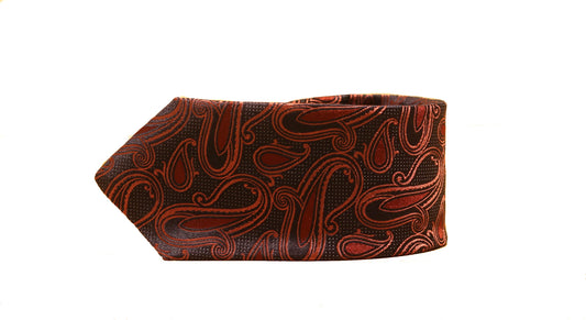 Dion Paisley Tie in Red