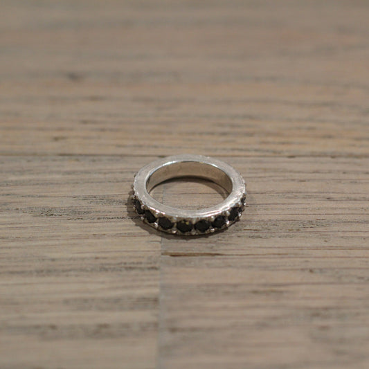 Bloodstone -  Bague en cristal pour femmes  en noir
