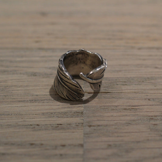 Bloodstone Jewels - Bague large plume