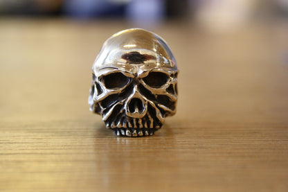 Blood Stone Jewels 925 Silver Skull Ring