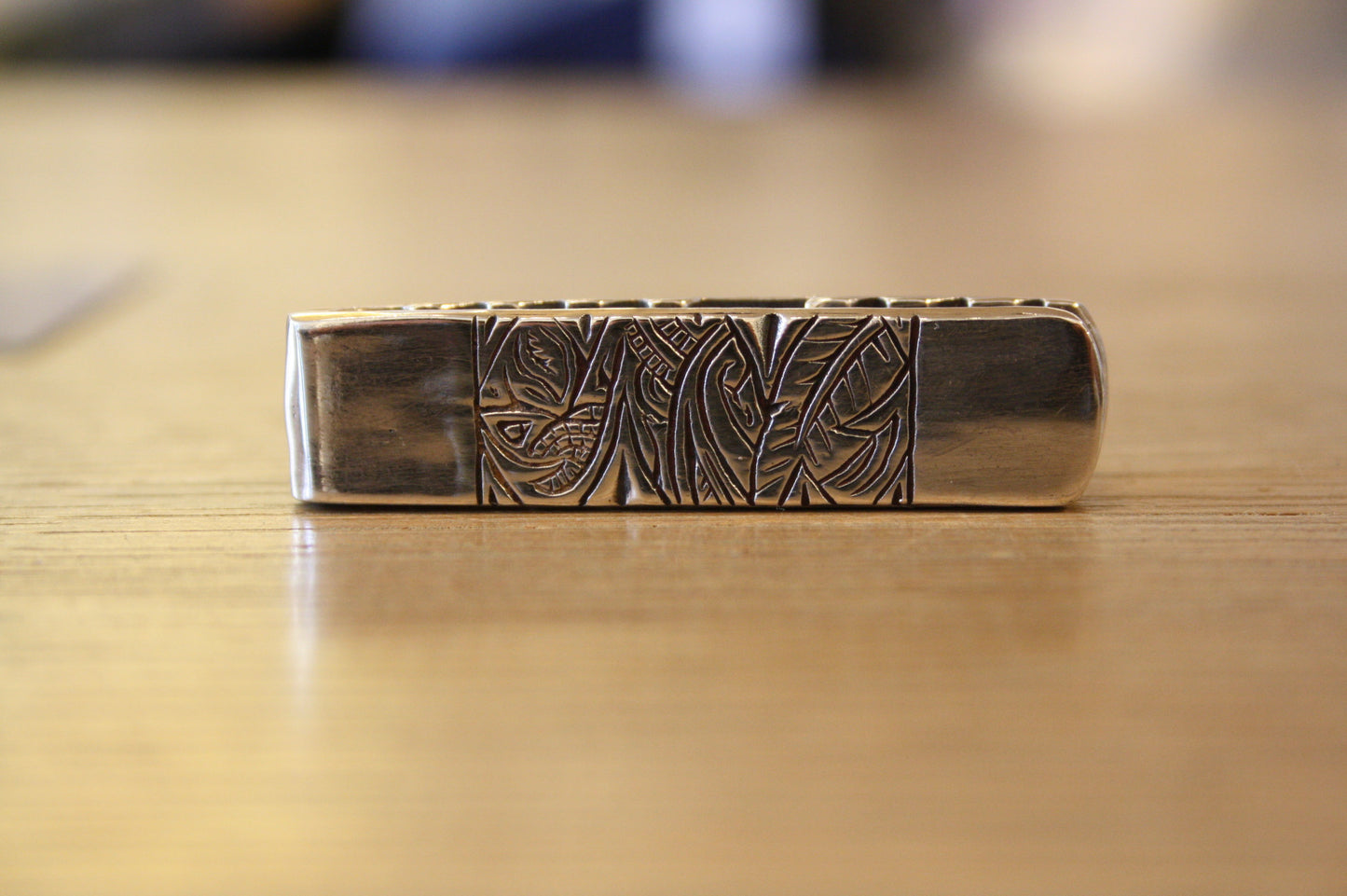 Blood Stone Jewels 925 Silver Money Clip