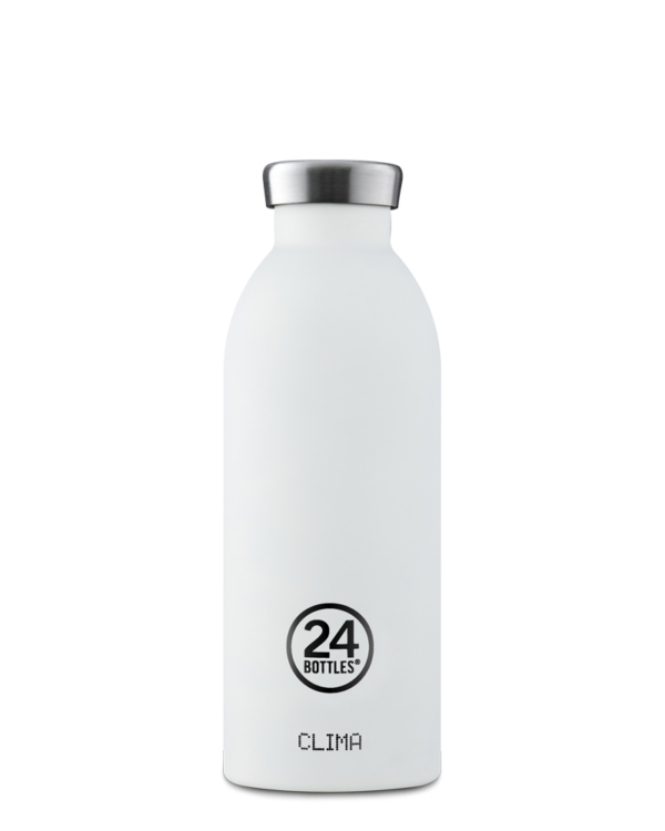 Bouteille réutilisble 24 Bottles - Blanc neige 500 ml CLIMA