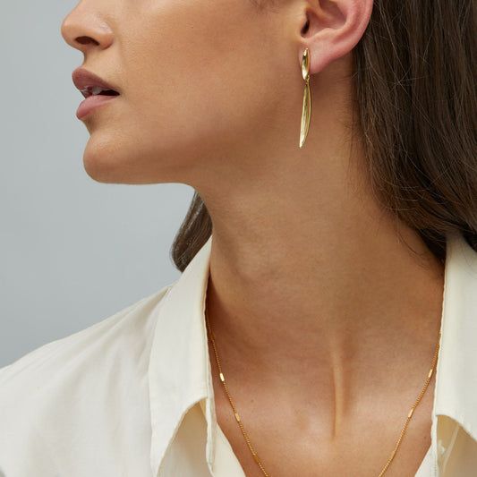 Jenny Bird - Studio Drop Earrings - Gold 