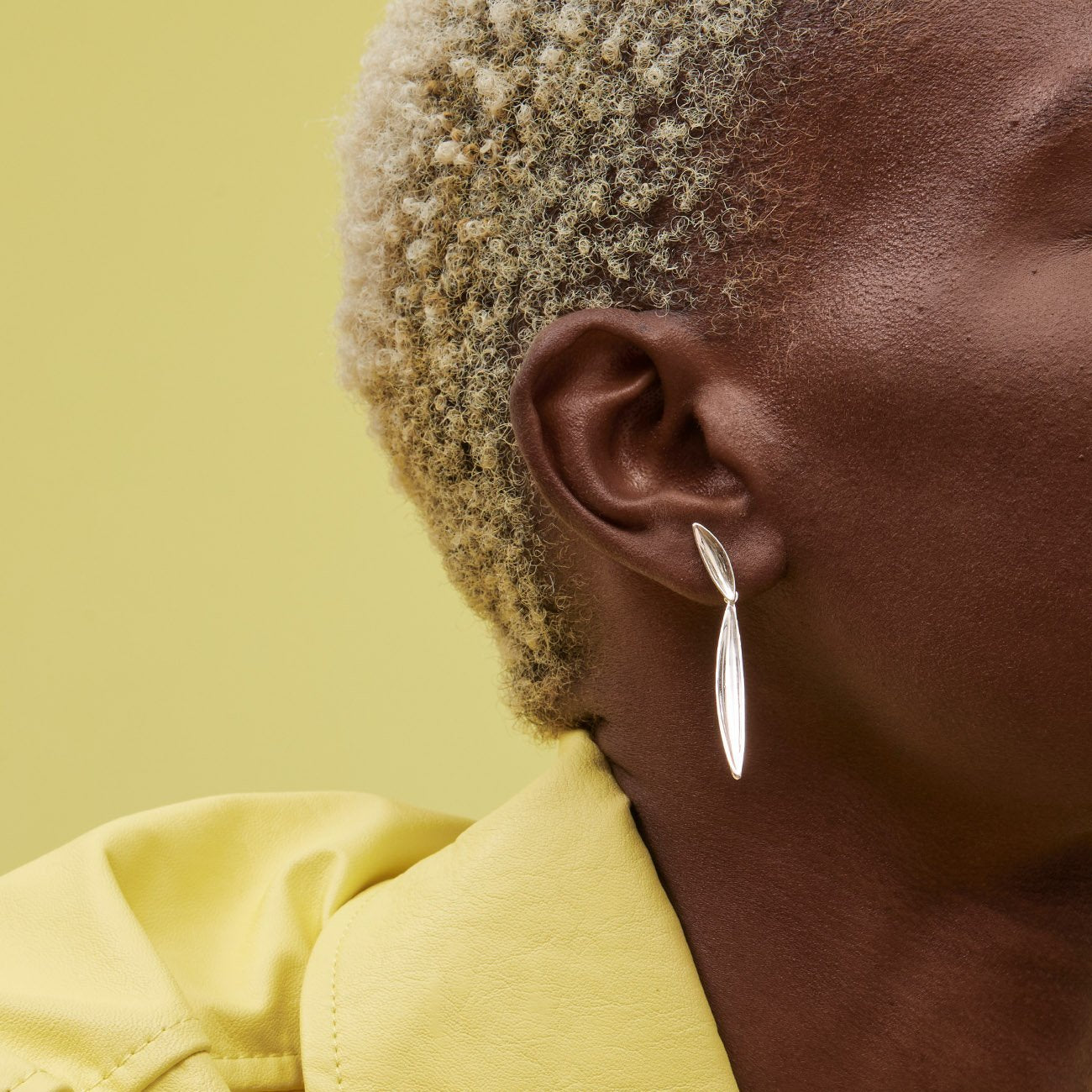 Jenny Bird - Boucles d'oreilles Studio Drop - Argent