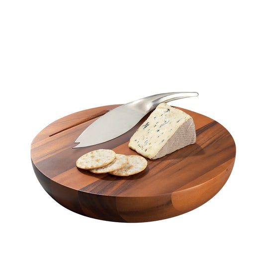 Nambé - Harmony Cheese Board with Knife