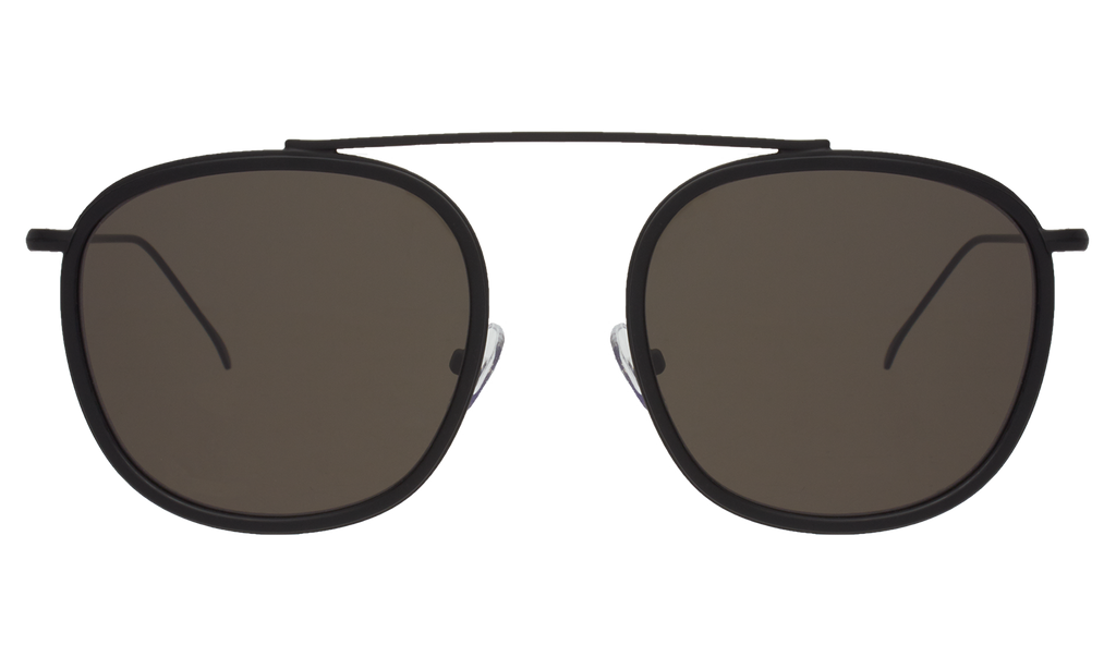 ILLESTEVA - LUNETTE DE SOLEIL "MYKONOS ACE" NOIR MAT / GRIS
