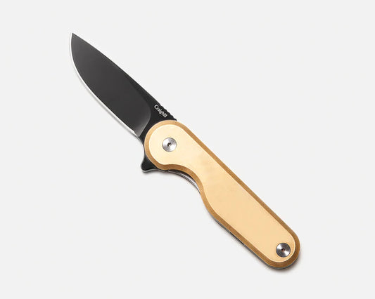Tricolor finish stainless steel rook knife