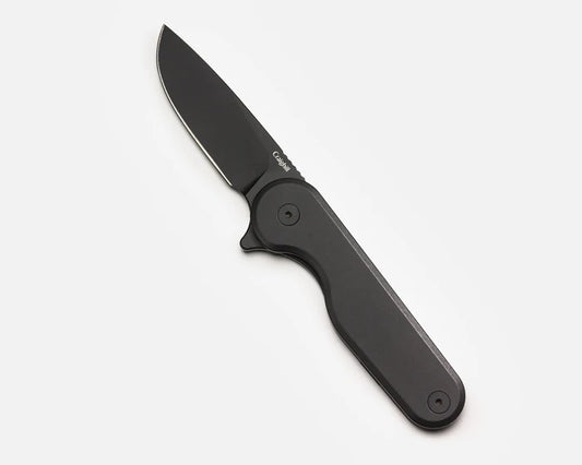 Rook knife in black PVD finish steel