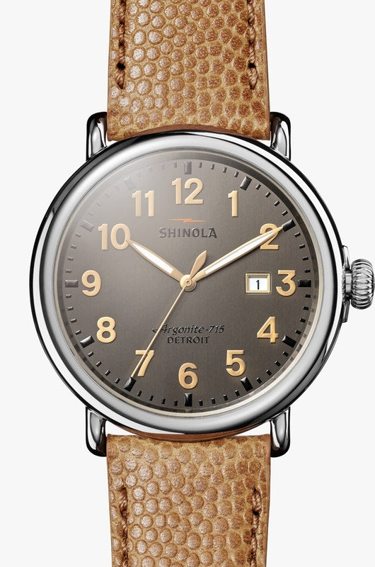 Shinola watch THE RUNWELL 47mm in Gray 