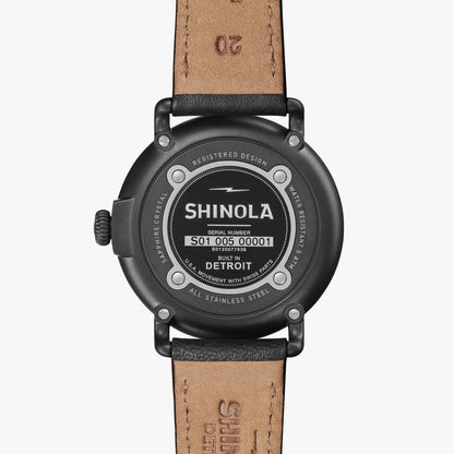 Shinola watch THE RUNWELL 41mm in Gunmetal