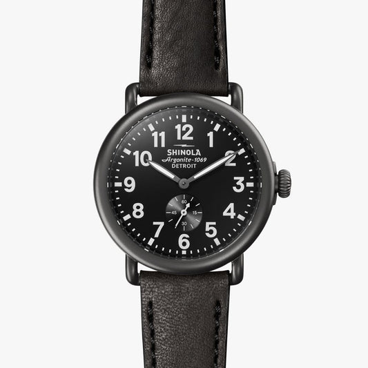 Shinola watch THE RUNWELL 41mm in Gunmetal