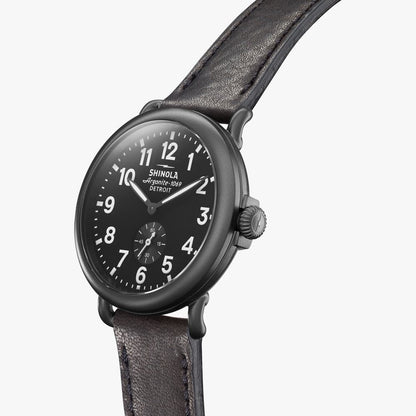 Shinola watch THE RUNWELL 41mm in Gunmetal