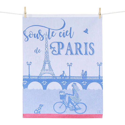 MOUTET WEAVING - TOWEL "UNDER THE SKY OF PARIS"