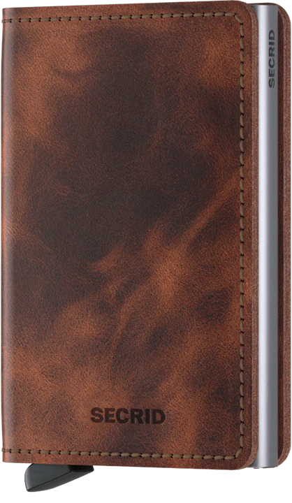 Vintage Leather Slim Wallet