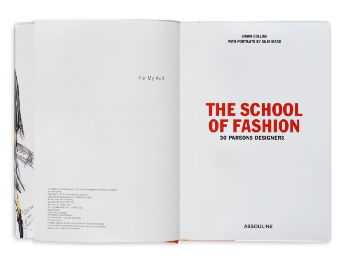Book The School of Fashion 30 Parsons Designers - Assouline