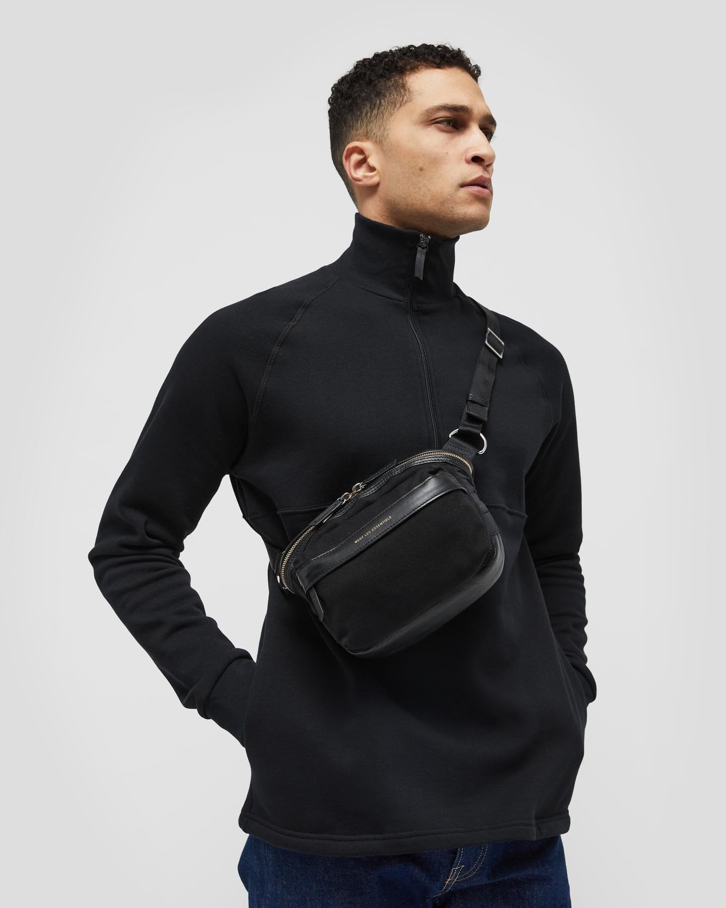 WANT Les Essentiels - WANT ORGANIC® Tacoma Cotton Belt Bag - Black