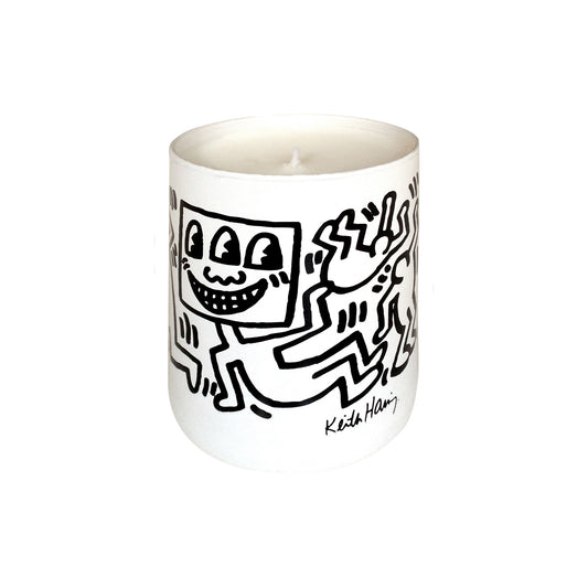 Bougie Keith Haring, Blanc & Noir