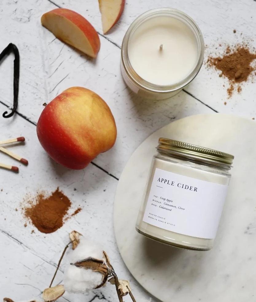 Brooklyn Candle Minimalist "Apple Cider" Scented Candle