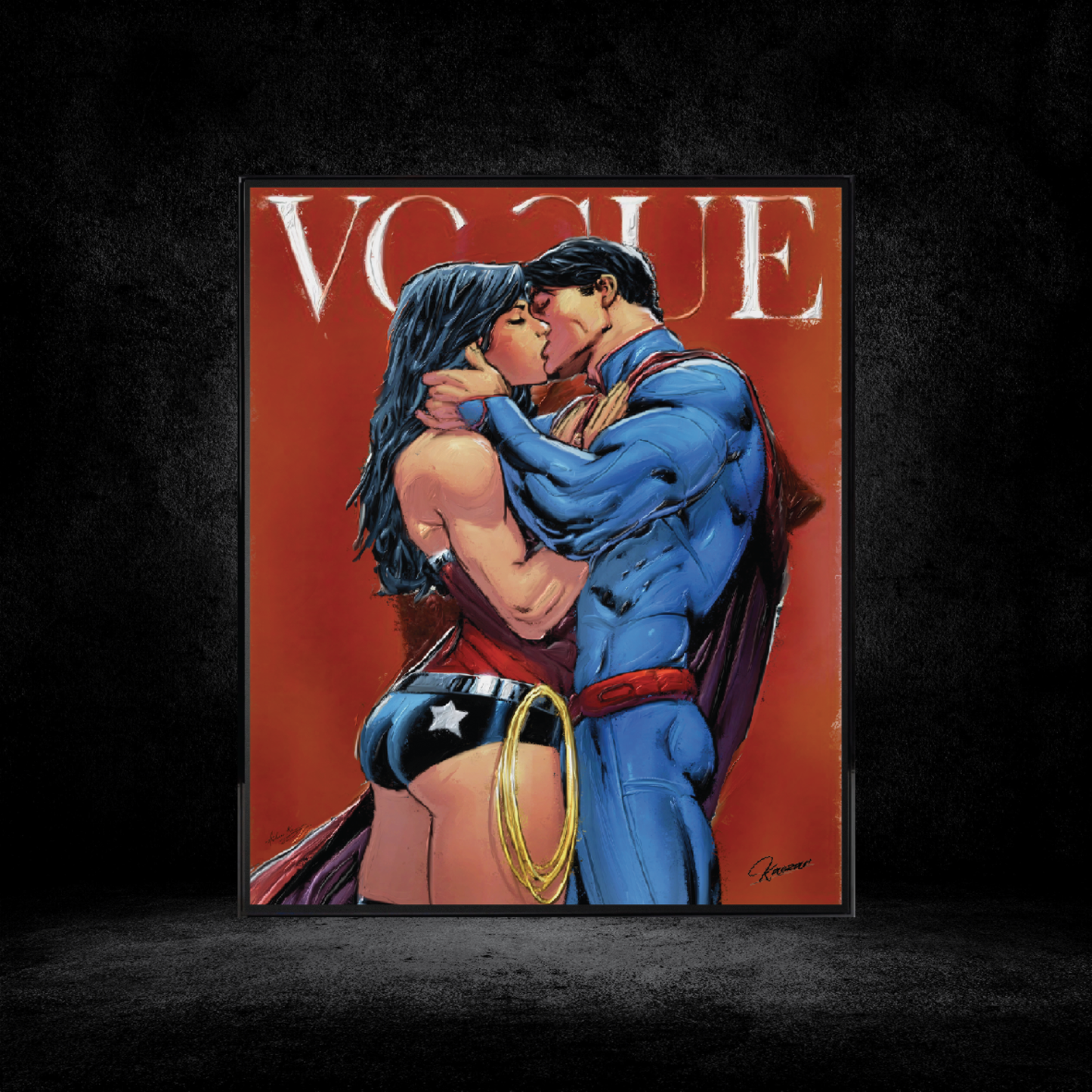 Kaezar Art | Tableau "Wonder Kiss"