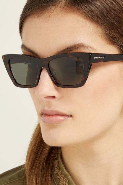 Saint Laurent Sunglasses SL 276 Mica Tortoise – boutiquetozzi