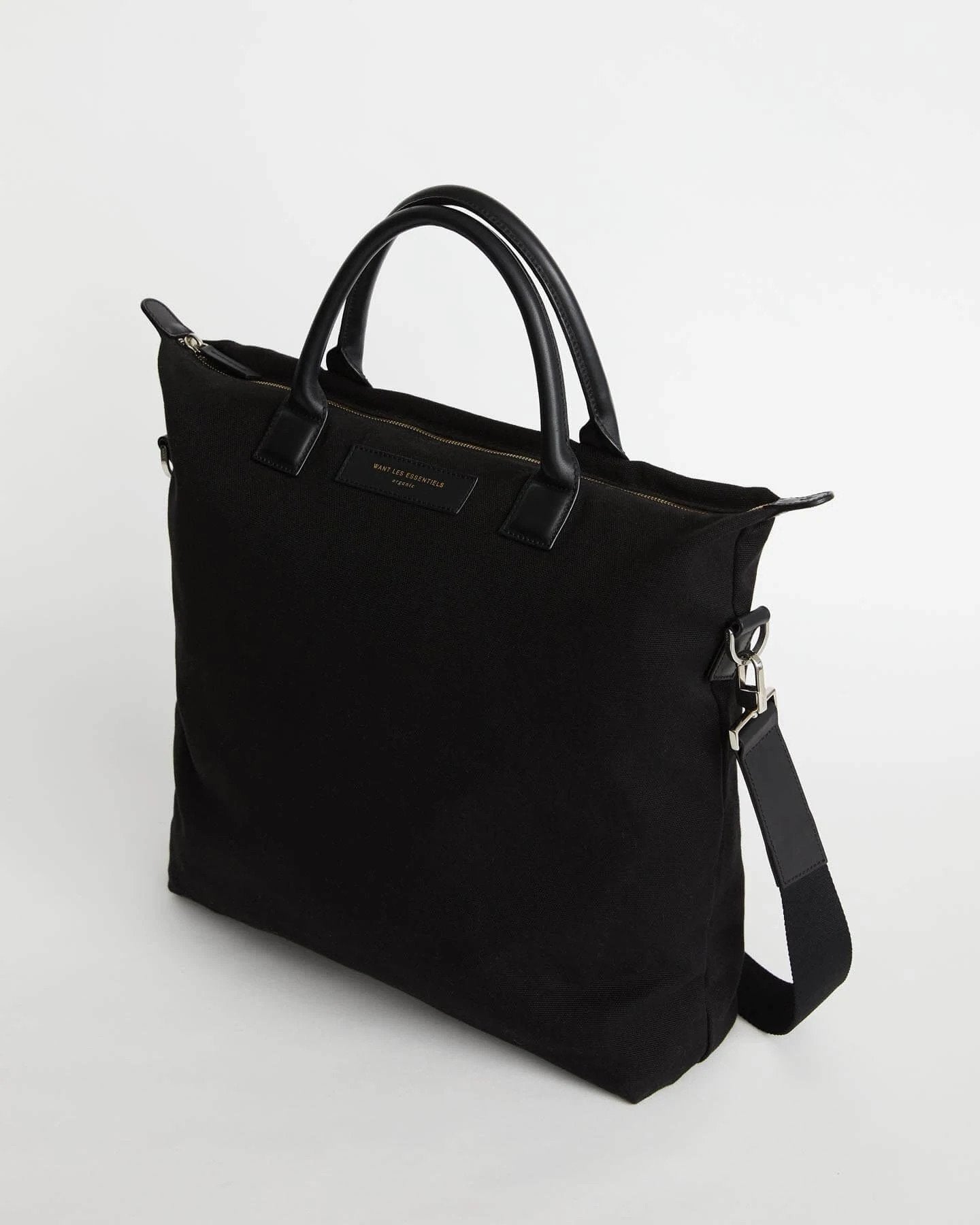 WANT Essentials - O'HARE 2.0 CABAS IN WANT ORGANIC COTTON - Black