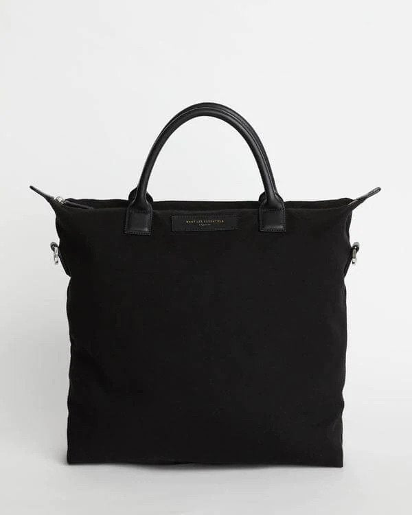 WANT Essentials - O'HARE 2.0 CABAS IN WANT ORGANIC COTTON - Black