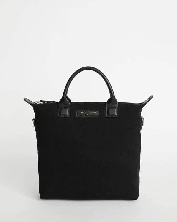 WANT Essentials - MINI O'HARE CABAS IN WANT ORGANIC COTTON - Black