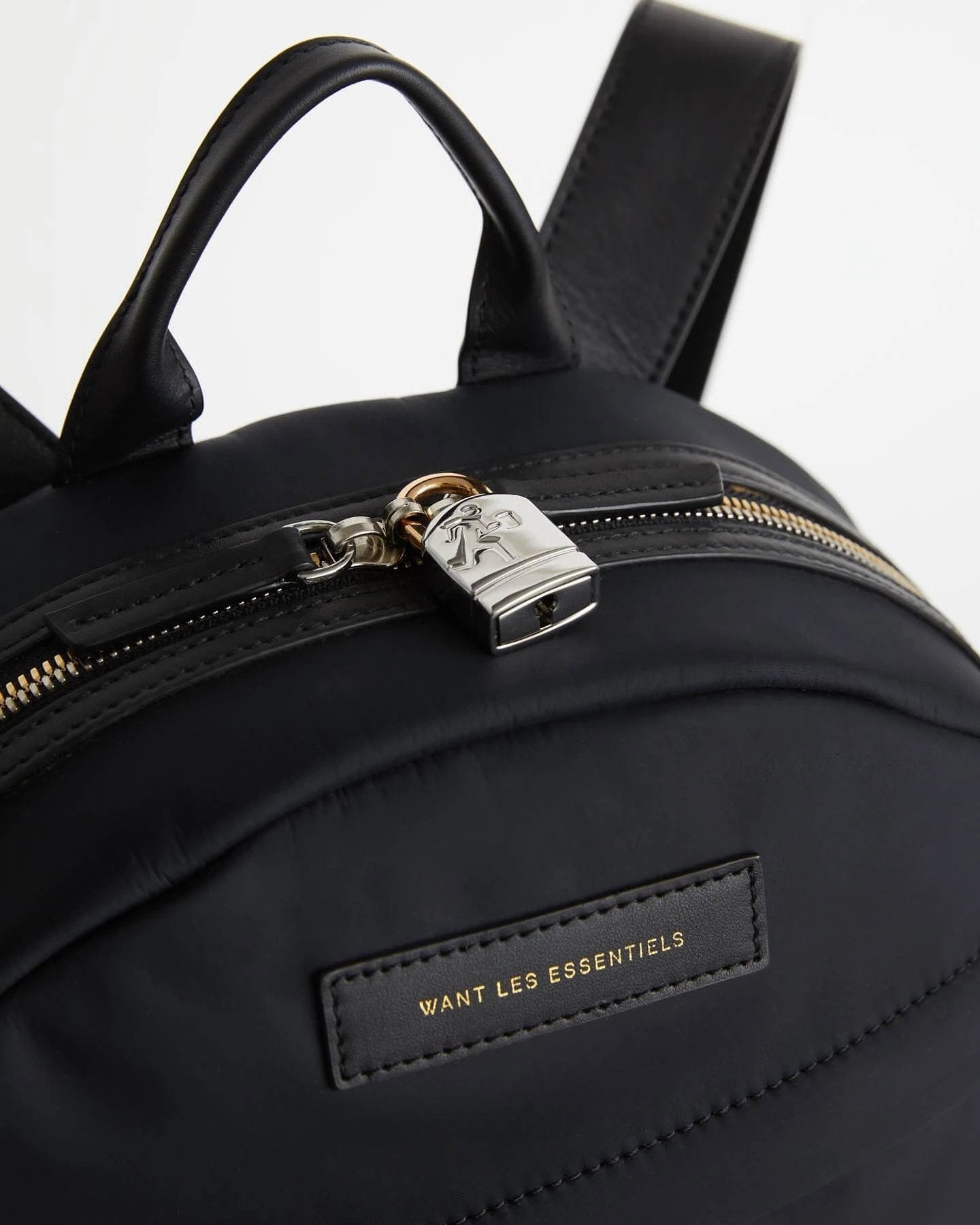 WANT Essentials PIPER BACKPACK IN ITALIAN NYLON Black