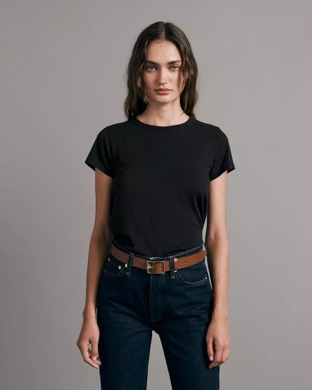 Rag & Bone Femme  Collection Permanente - T-shirt col rond - Noir