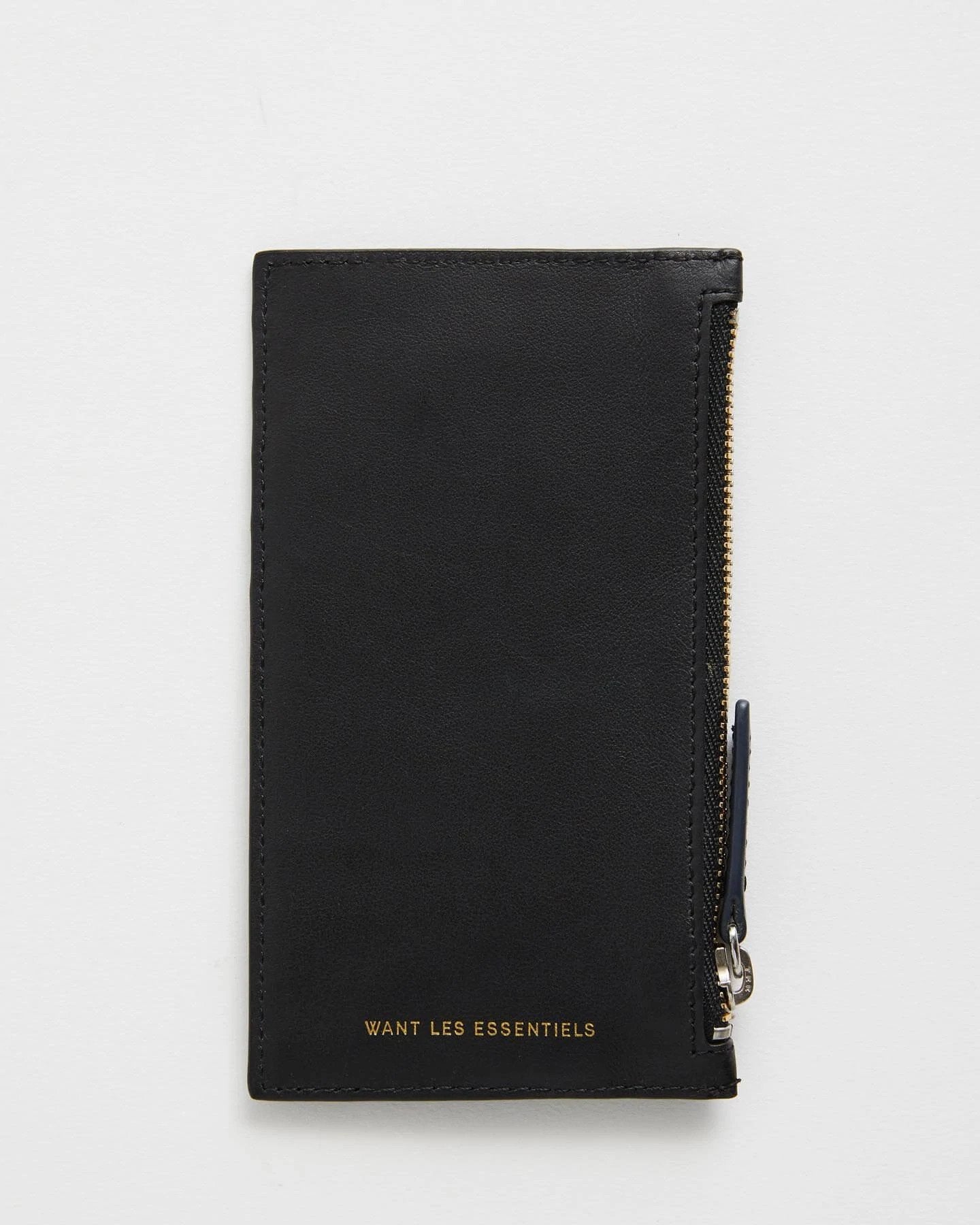 WANT Les Essentiels - Porte-cartes zippé Adano  - Noir