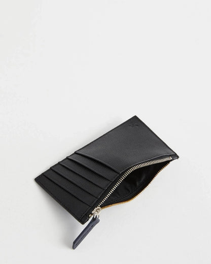 WANT Les Essentiels - Porte-cartes zippé Adano  - Noir