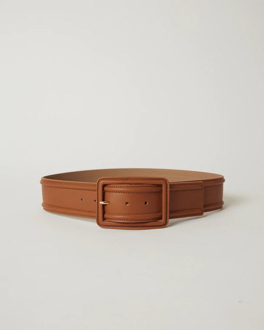 B-low the belt - Kane leather belt - color Cuoio