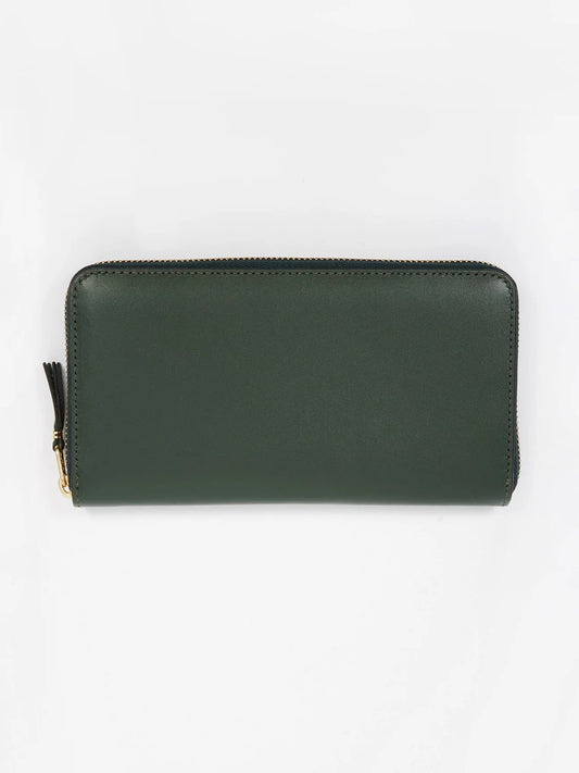 Comme des Garçons - Rectangular Wallet with Zipper - green