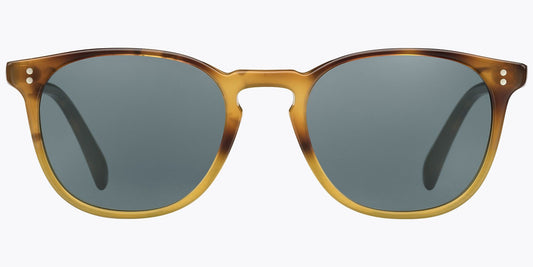 Oliver Peoples - "Finley Esq. Sun" Sunglasses - Vintage Brown Tortoise Gradient/Indigo