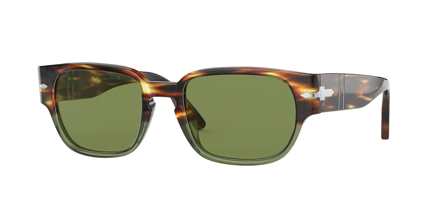 Persol - lunettes de soleil P03245S - Brun Tortue-Transparent Vert / Vert