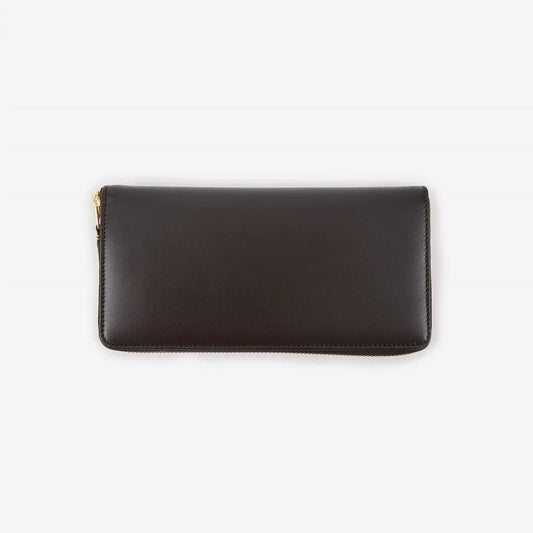Comme des Garçons - Rectangular wallet with zipper - brown
