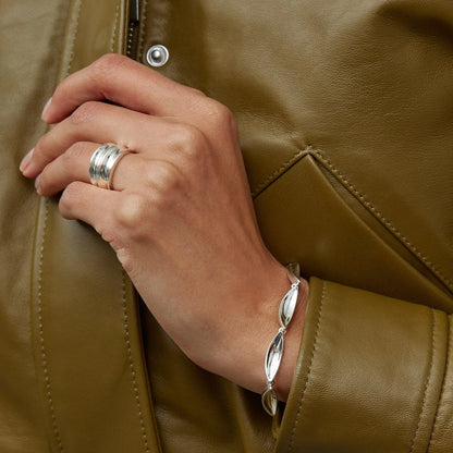 Jenny Bird - ''Double Dune'' Rings - Silver
